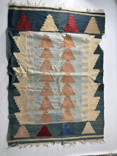 Vtg geometric boho wool - vtg,