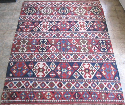 Antique caucasian rug - antique, shirvan